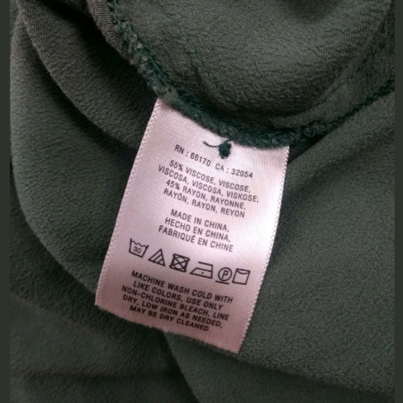 Maeve Anthropologie olive green Lene wrap dress - Picture 7 of 8